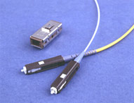fiber optic MU patch cable